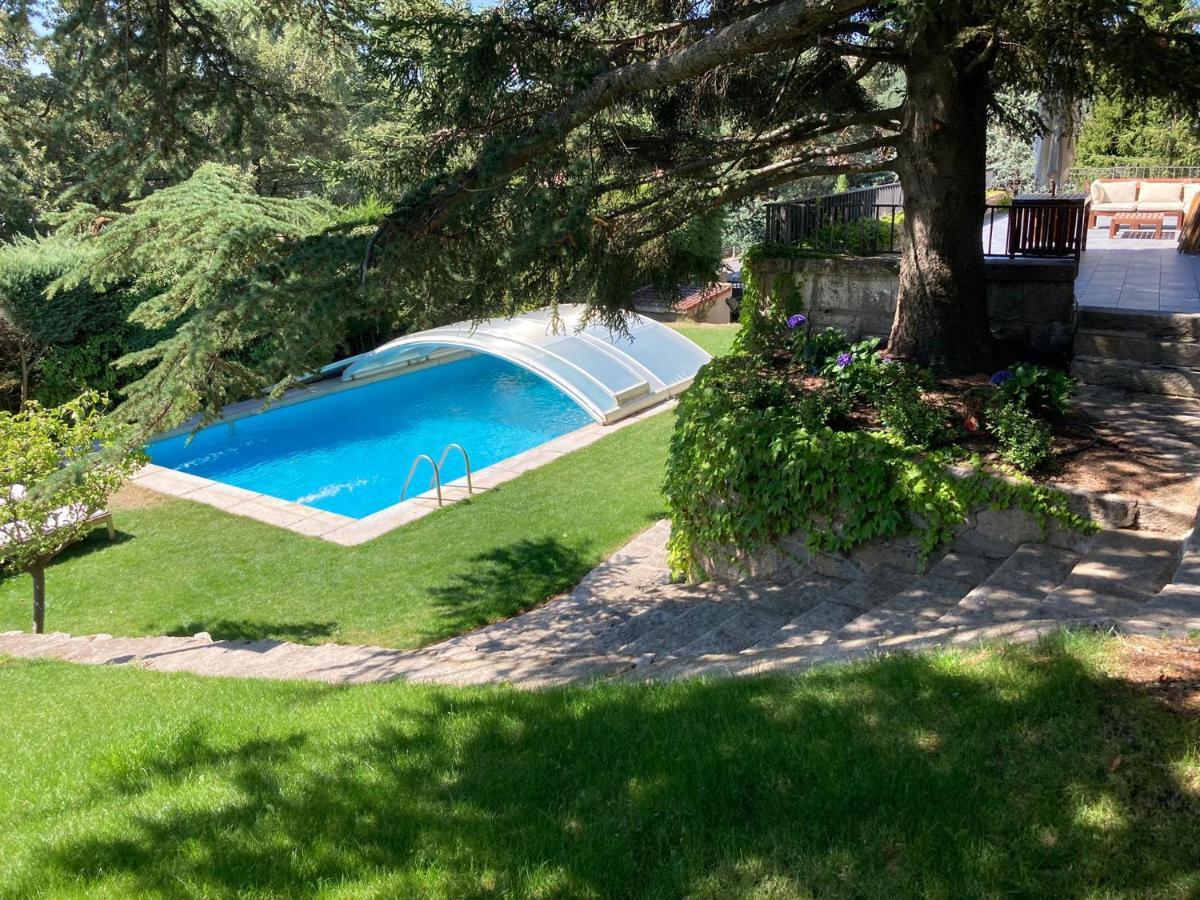 Los Cedros, Gran Chalet Con Piscina Y Apartamento En Navacerrada Extérieur photo